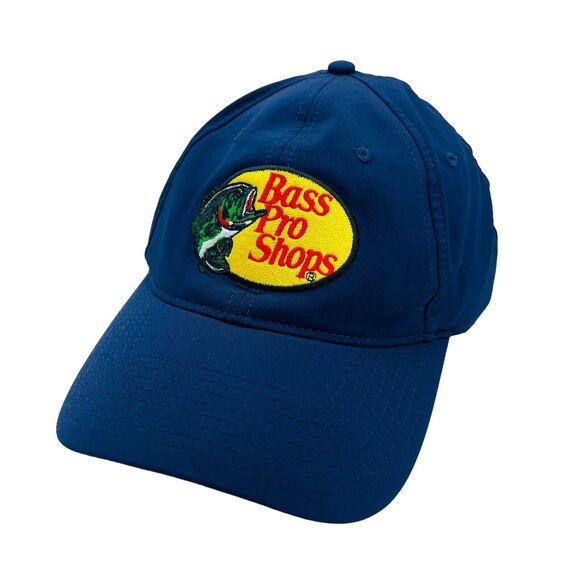 Bass Pro Shops Gone Fishing Hat Performance Game Changer Cap Navy Blue - Picture 2 of 4